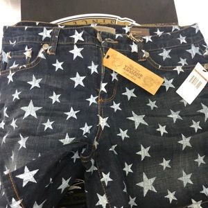Vintage America Nine West Patriotic Star shorts